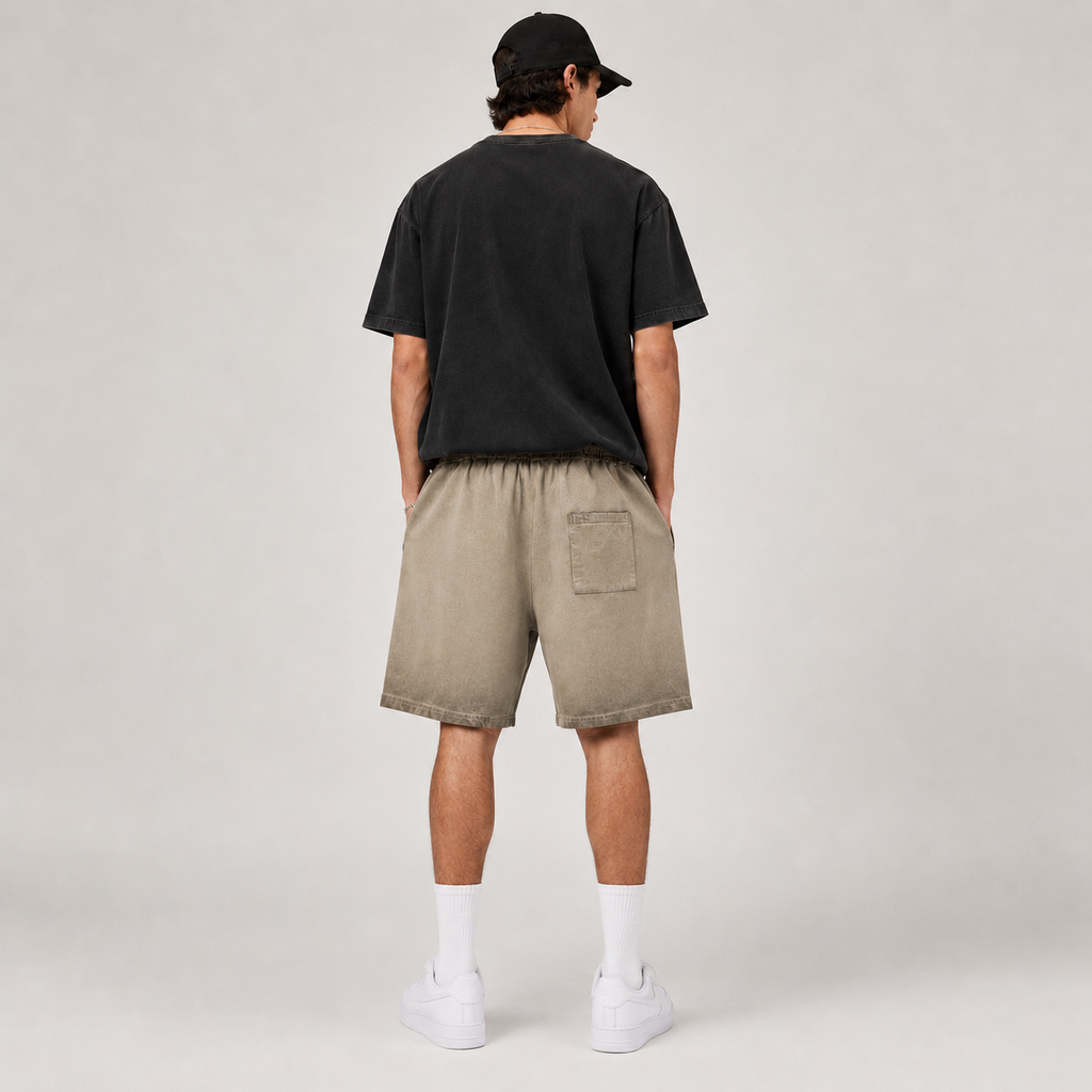 Reverse Dyed Shorts