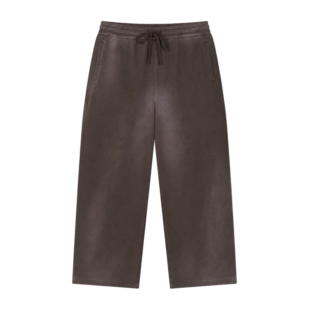 Sun-Fade Straight-Leg Sweatpants
